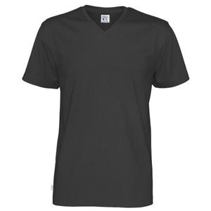 Pertemba FR - Apparel Cottover Heren effen T-shirt met V-hals