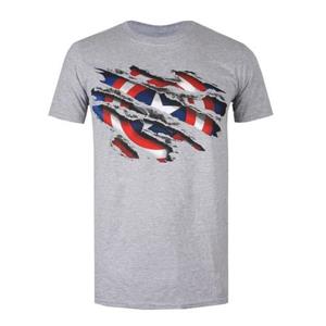 Captain America Heren gescheurd T-shirt