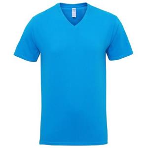 Gildan Premium katoenen T-shirt met V-hals en korte mouwen voor heren