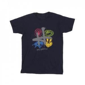 Harry Potter heren emblemen H Spray T-shirt