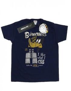 Looney Tunes Heren Daffy Duck verrekijker T-shirt