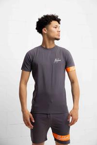 Malelions Men Captain T-Shirt 2.0 - Antra/Orange