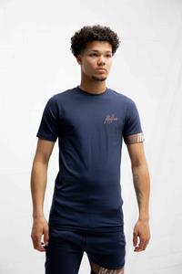 Malelions Men Captain T-Shirt 2.0 - Navy/Light Mauve