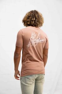 Malelions Men Splash T-Shirt - Light Mauve