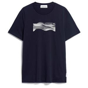 Armedangels Print-Shirt JAAMES WAVY CLOUDS Herren (1-tlg) empty