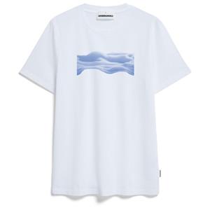 Armedangels Print-Shirt JAAMES WAVY CLOUDS Herren (1-tlg) empty