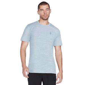 Skechers On the Road Tee, blauw heren T-shirt