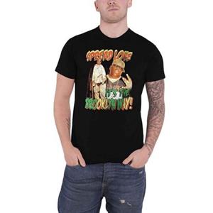Pertemba FR - Apparel Biggie Smalls Unisex Adult Spread Love It's The Brooklyn Way T-shirt