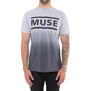 Pertemba FR - Apparel Muse Unisex volwassen Dip Dye logo T-shirt XXL wit