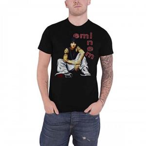Pertemba FR - Apparel Eminem Unisex volwassen letters katoenen T-shirt S zwart