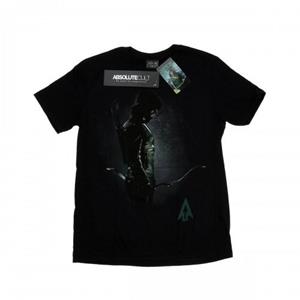 Green Arrow Heren Focus Katoenen T-shirt met capuchon