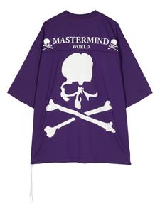 Mastermind World logo-print crew-neck T-shirt - Paars