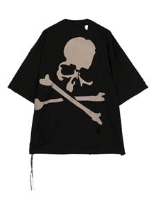 Mastermind World distressed-effect cotton T-shirt - Zwart