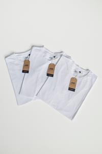 DIRTS Herren vegan Multipack T-Shirt Premium Standard 2.0 Weiß