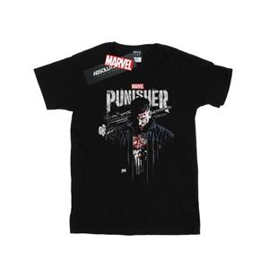 Marvel Heren The Punisher TV-serie Frank Castle T-shirt L zwart