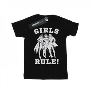 DC Comics Mens Justice League Girls Rule T-Shirt