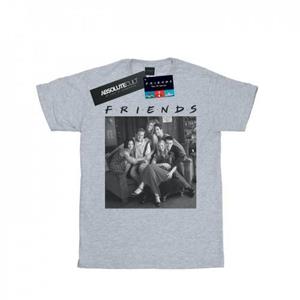 Friends Mens Black And White Photo T-Shirt