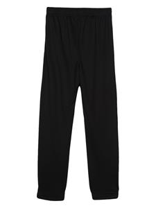 STYLAND Jersey broek met toelopende pijpen - Zwart