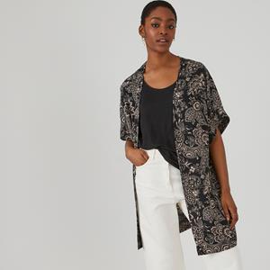 LA REDOUTE COLLECTIONS Oversized, bedrukt kimono , halflang