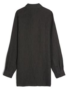 Yohji Yamamoto Z-ST double-collar shirt - Zwart