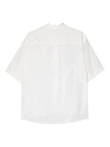 Undercover patch-pocket semi-sheer shirt - Wit