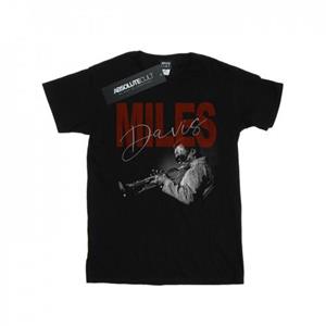 Pertemba FR - Apparel Miles Davis Distressed foto-T-shirt voor heren S