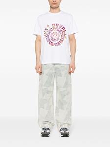Just Cavalli logo-print cotton T-shirt - Wit