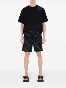 Burberry Katoenen T-shirt met print - Zwart