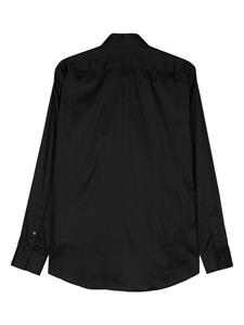 Karl Lagerfeld Popeline overhemd met klassieke kraag - Zwart