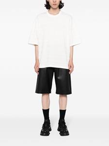 Mastermind Japan logo-jacquard cotton T-shirt - Wit