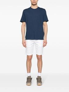 Jacob Cohën T-shirt met geborduurd logo - Blauw