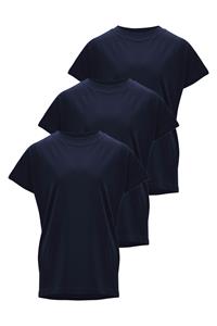 MELA Damen vegan Multipack T-Shirt Madhu Navy (3)