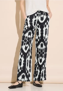 Street One Linnen broek met print