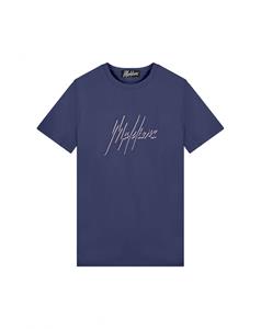 Malelions Men Duo Essentials T-Shirt | Navy/Pink
