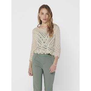 JDY Strickpullover "JDYNEW SUN 3/4 CROPPED PULLOVER KNT NOOS"