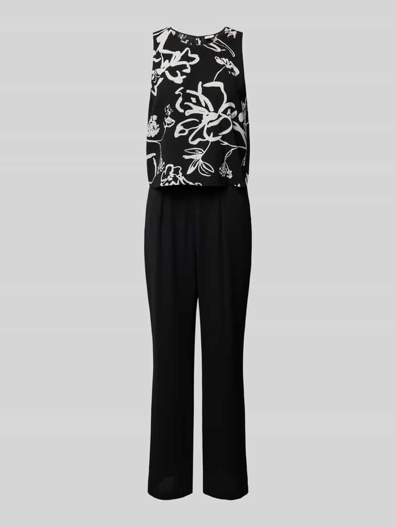 S.Oliver BLACK LABEL Jumpsuit met bloemenmotief