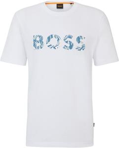 Boss T-shirt ocean Wit