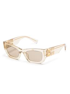 Miu Miu Eyewear Glimpse zonnebril met cat-eye montuur - Beige