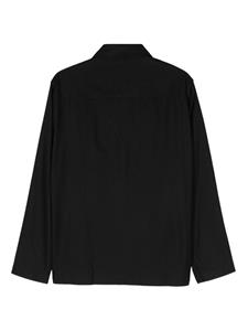 Another Aspect 2.1 silk shirt - Zwart