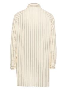Yohji Yamamoto M-Dadayohji striped cotton shirt - Beige
