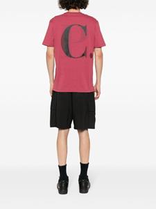 C.P. Company logo-print cotton T-shirt - Rood