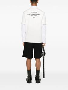 Jil Sander logo-print cotton T-shirt - Beige