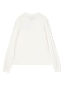 Rag & bone waffle-knit long-sleeve T-shirt - Wit