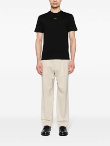 SANDRO T-shirt met geborduurd logo - Zwart