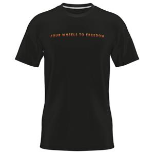 Elkline  Four Wheels To Freedom Sundowner - T-shirt, zwart