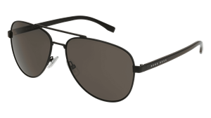 BOSS 0761/S Mannen Zonnebril, zwart
