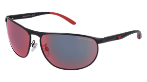 EMPORIO ARMANI EA2124 Mannen Zonnebril, zwart mat