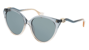 GUCCI GG1011S Vrouwen Zonnebril, grijs roze