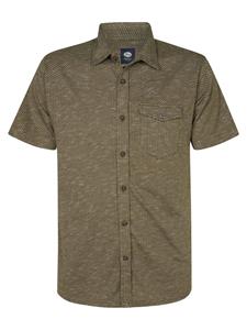 Petrol Industries Heren overhemd m-1040-sis412 6158 sage green
