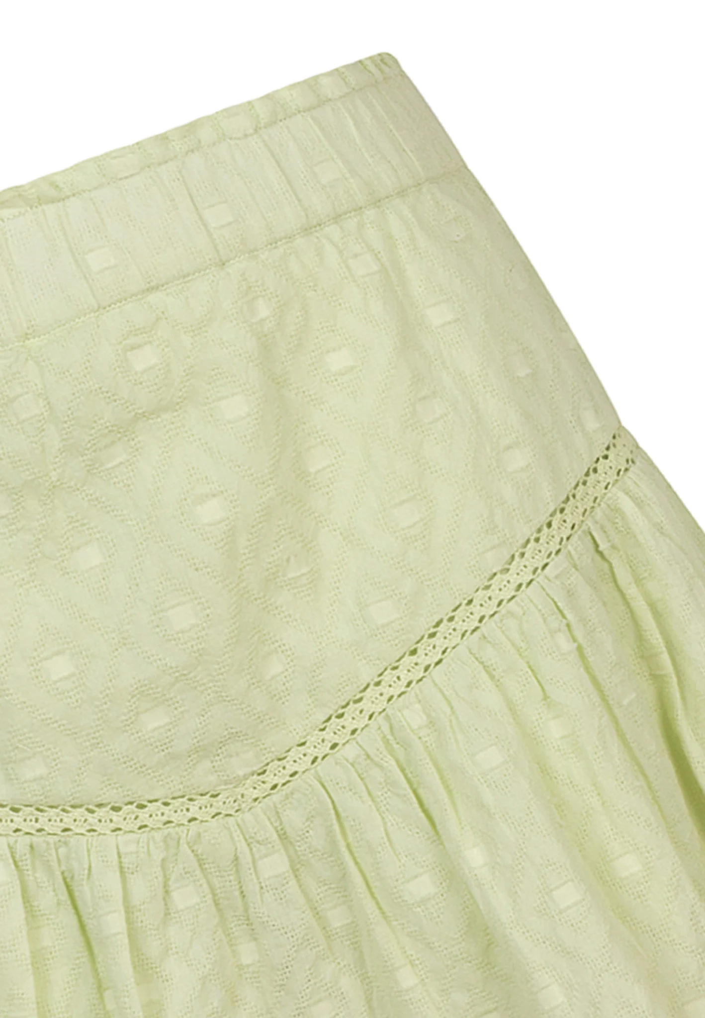 Indian Blue Jeans Meisjes rok ruffel - Licht pastel groen